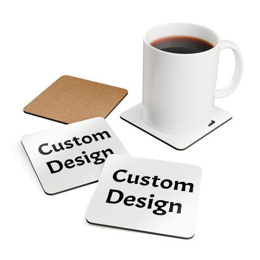 Personalized Custom Corkwood Coaster Set - Personalized Drink Coasters, Rustic Home Decor, Gift for Coffee Lovers, Unique Housewarming Present, [...]