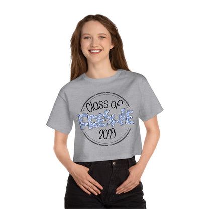 Freshie Class of 2019 Women's Cropped T-Shirt, Graduation Gift, Summer Fashion, Casual Tee, Trendy Crop Top