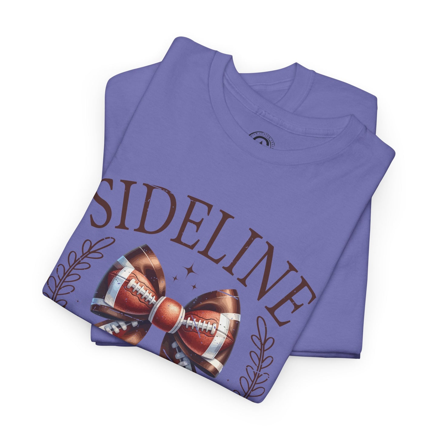 Sideline Social Club Tee, Unisex Heavy Cotton Shirt, Perfect for Game Days, Sports Fans, Casual Wear, Unique Gift Idea, Football