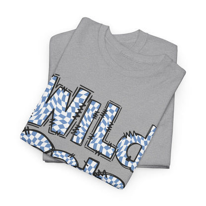 St Amant Blue Wildcats Love Unisex Tee, Cute Cotton Shirt, School Spirit Apparel, Family Gatherings, Casual Wear, Gift for Students, Personalized Designs