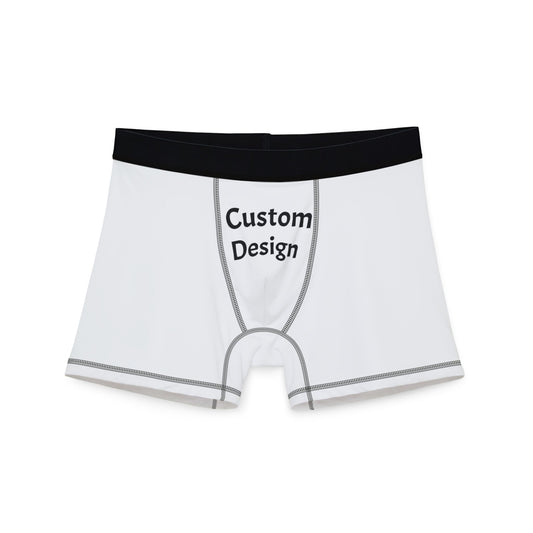Personalized Custom Design Men's Boxers, Comfortable Underwear Gift for Him, AOP Boxers for Birthdays, Anniversaries, Fun Fashion, Unique Loungewear