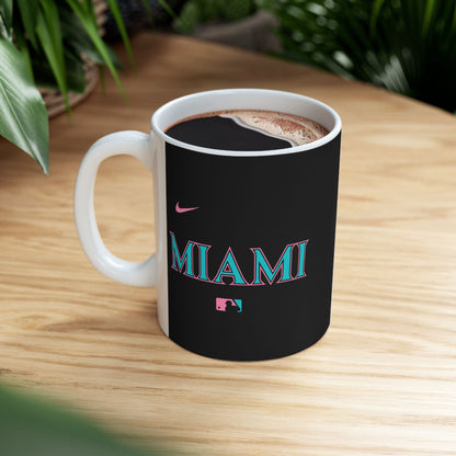 Miami Rec Baseball, Perfect for Coffee Lovers, Gift Idea for Sports Fans, Home Decor, Travel Mug,