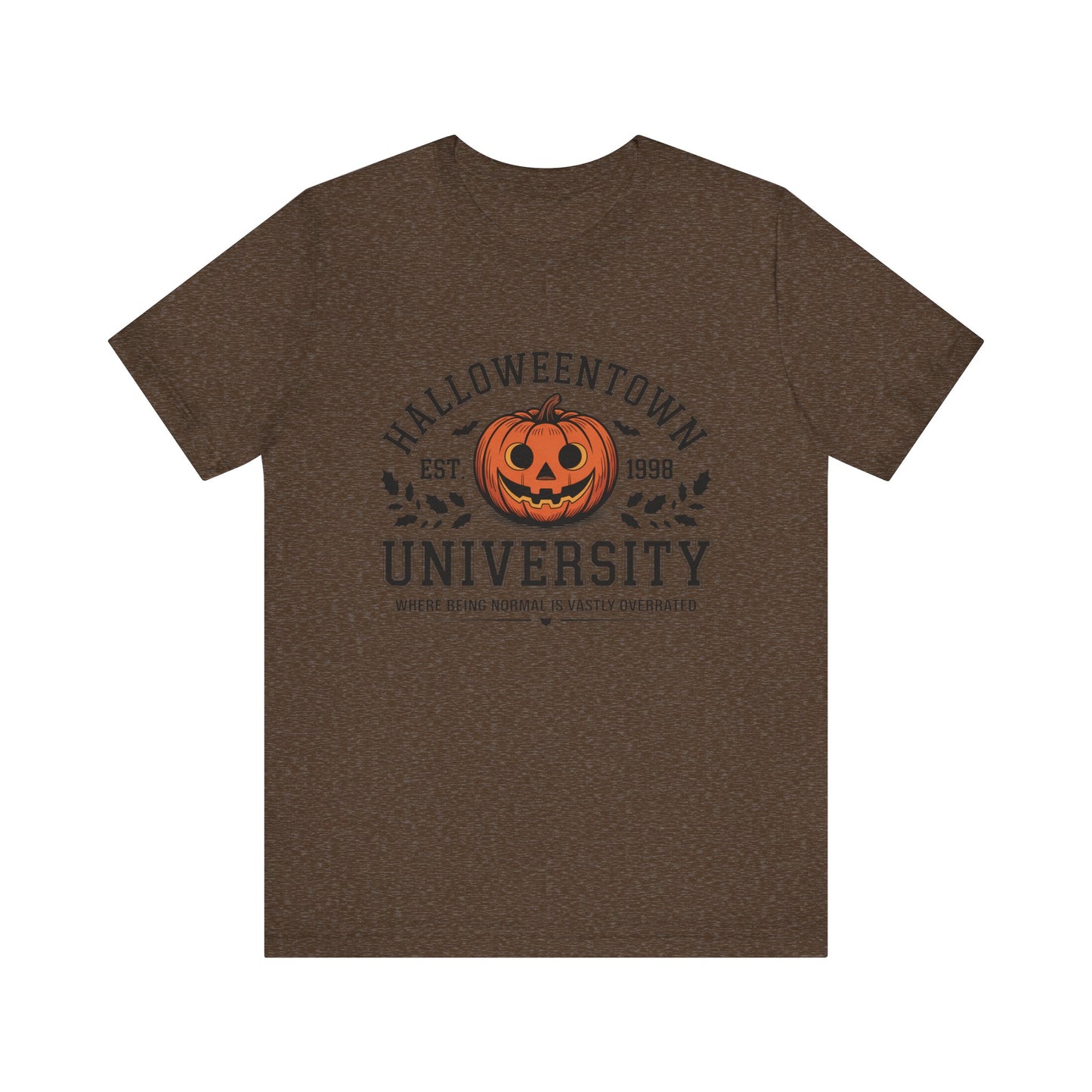 Halloween Pumpkin University Tee, spooky, fall