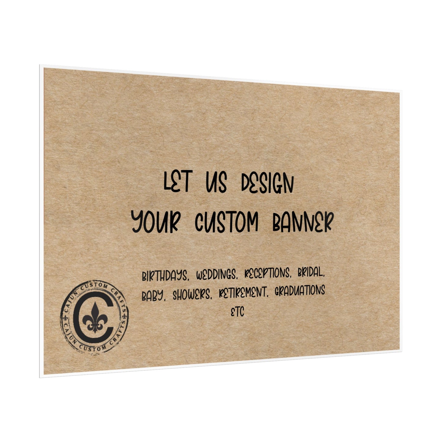 Personalized Rolled Banners for Weddings, Birthdays, Graduations, Celebrations, Unique Event Decor