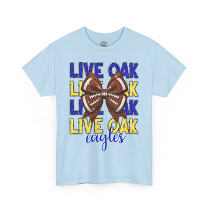 Live Oak Eagles Football Tee, Unisex Cotton Shirt, Sports Fan Apparel, Game Day Outfit, Team Spirit Clothing