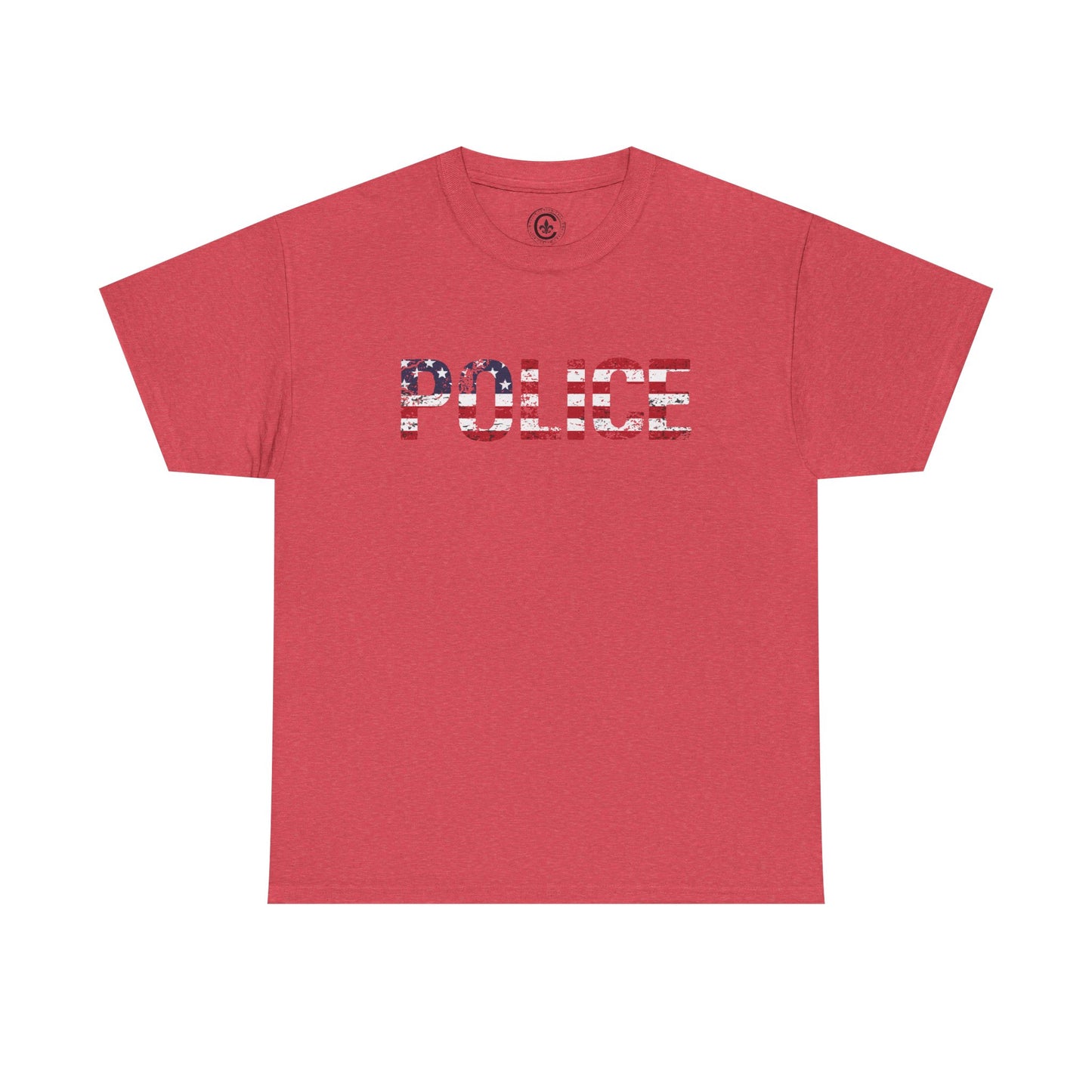 Police Flag Graphic Tee, T-Shirt, Unisex Humor Shirt, Gifts for Friends, Casual Wear, law enforcement