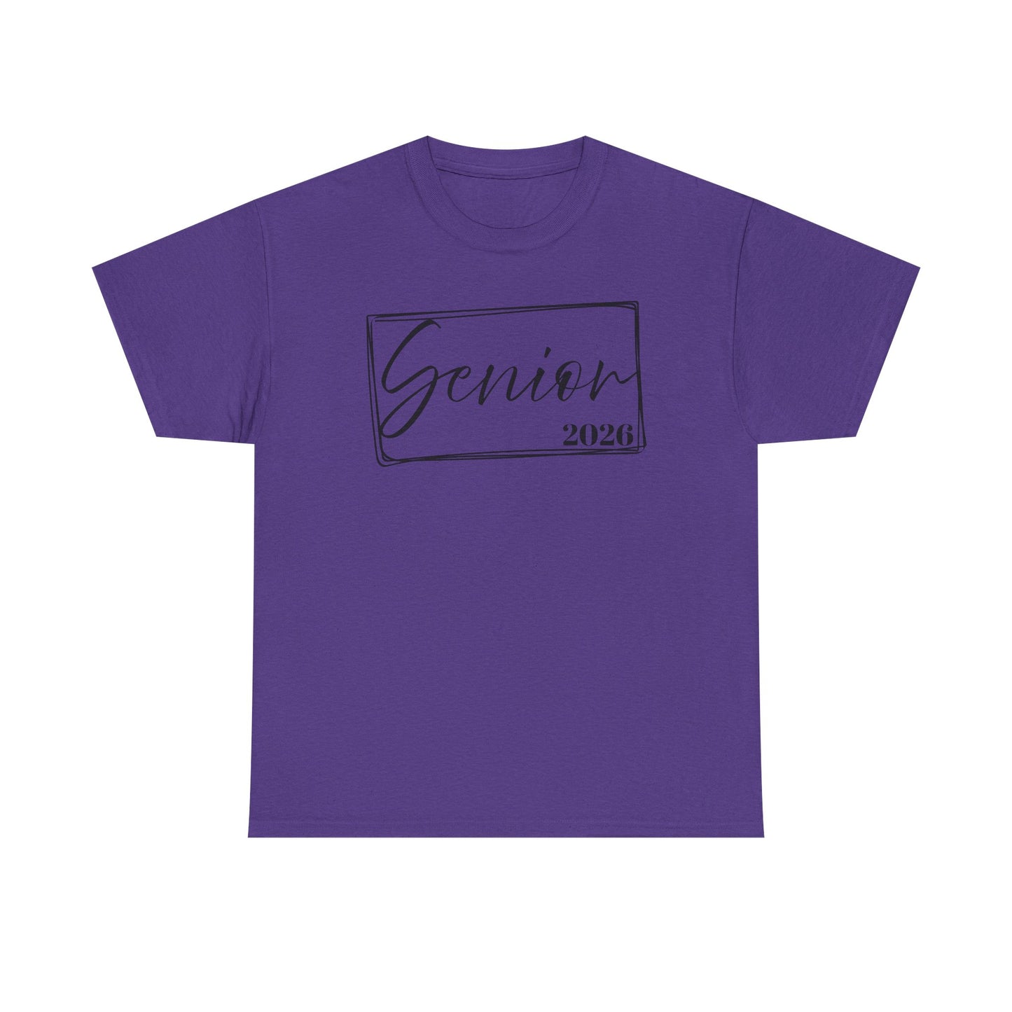 Senior 2026 Unisex Heavy Cotton Tee, Back to School Shirt, Teacher Gift, Kids Clothing, Classroom Style, Educational Apparel
