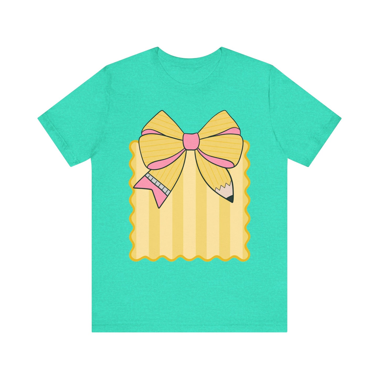 Personalized, Back to School, Pencil Bow coquette design for students, teachers, faculty, etc