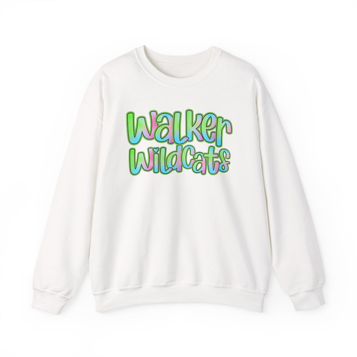 Walker Wildcats Crewneck Sweatshirt, Cozy Unisex Sweatshirt, Perfect Gift for Birthdays, Casual Wear, Wildcat Theme Apparel, Walker, La WHS, WJH