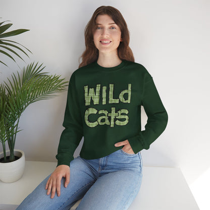 Wild Cats Crewneck Sweatshirt, Cozy Unisex Sweatshirt, Perfect Gift for Birthdays, Casual Wear, Wildcat Theme Apparel, Walker, La WHS, WJH