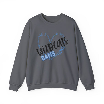 SAMS Wildcats Crewneck Sweatshirt with Heart Design, Comfortable Unisex Sweatshirt, Perfect Gift for School Spirit, Cozy Casual Wear, Great [...]