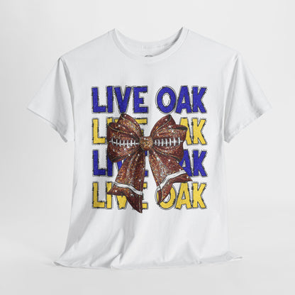 Live Oak Eagles Football Tee, Unisex Cotton Shirt, Sports Fan Apparel, Game Day Outfit, Team Spirit Clothing