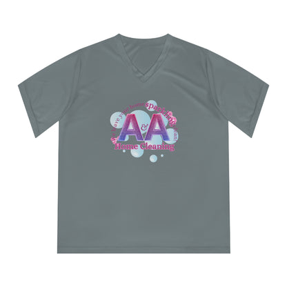 A&A, Original Logo on a 3rd V neck, Team365