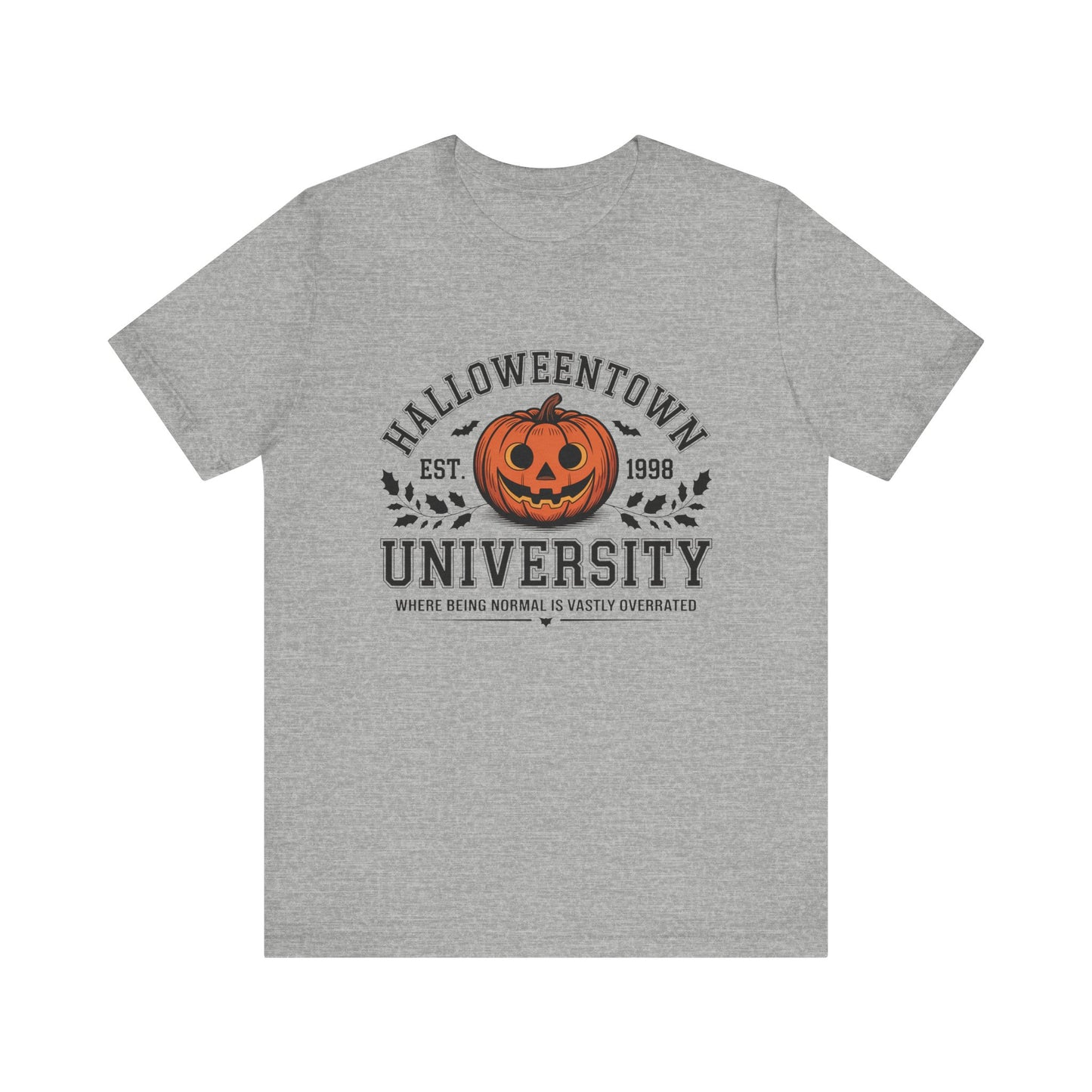 Halloween Pumpkin University Tee, spooky, fall