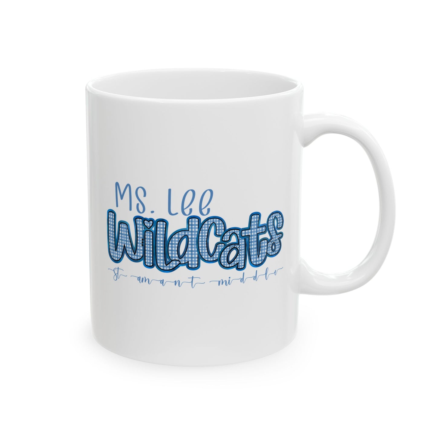 Personalized, St Amant Middle Wildcats Ceramic Mug - Cute Coffee Cup for St Amant Middle School