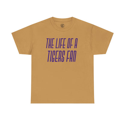 The life of a Tiger Fan  Unisex Heavy Cotton T-Shirt Music Lover Shirt, TS12 12 Swiftie, lsu. tigers