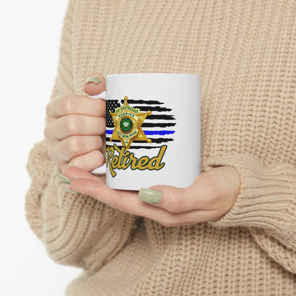 EBRSO Badge, Retired Deputy,  Custom Ceramic Mug, Sheriff Office Coffee Cup, Law Enforcement Gifts, Personalized Mug for Deputies, Unique Gift for Holidays