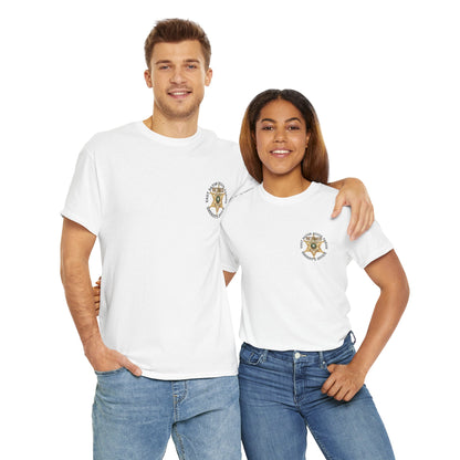 Pocket Front, Design on Back EBRSO Badge Retired Sheriff Heavy Cotton Tee, Unisex Tee, Law Enforcement Gift, Retirement Celebration T-shirt