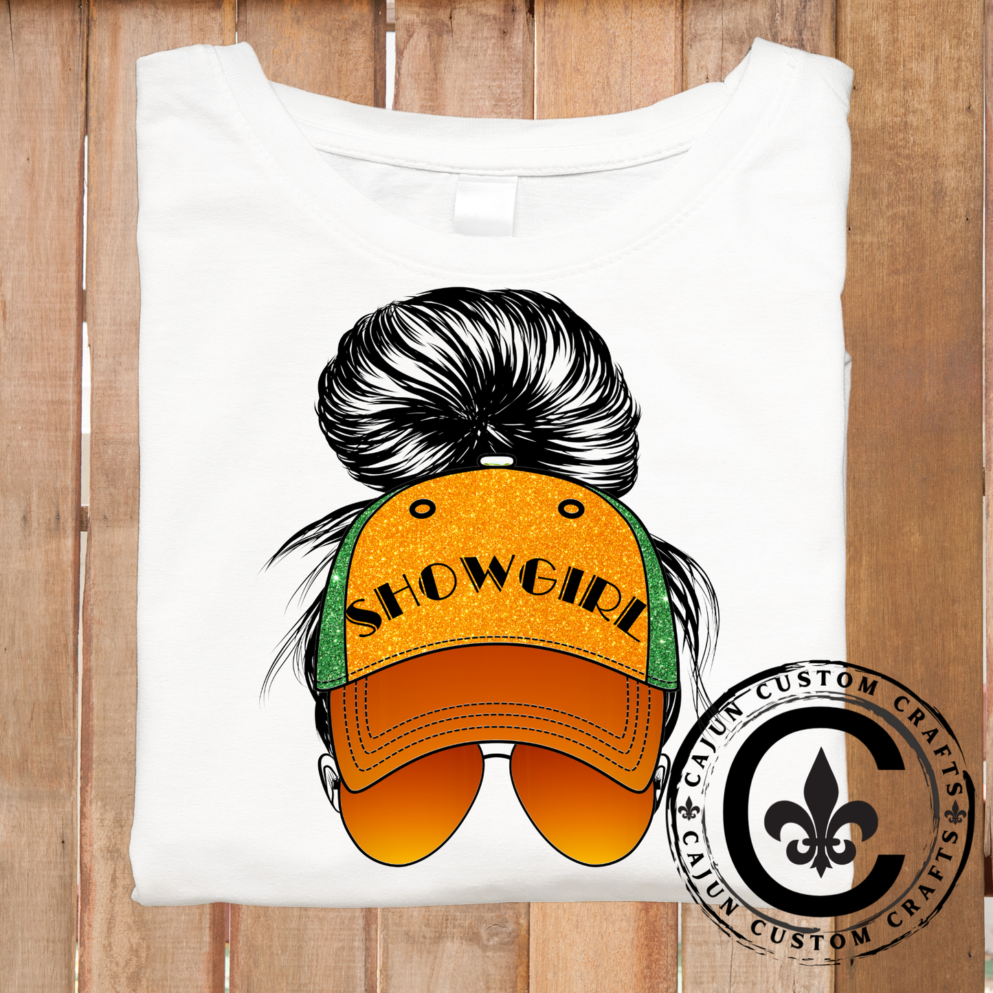 Showgirl Mom Bun and baseball cap- DTF or Sublimation Transfer