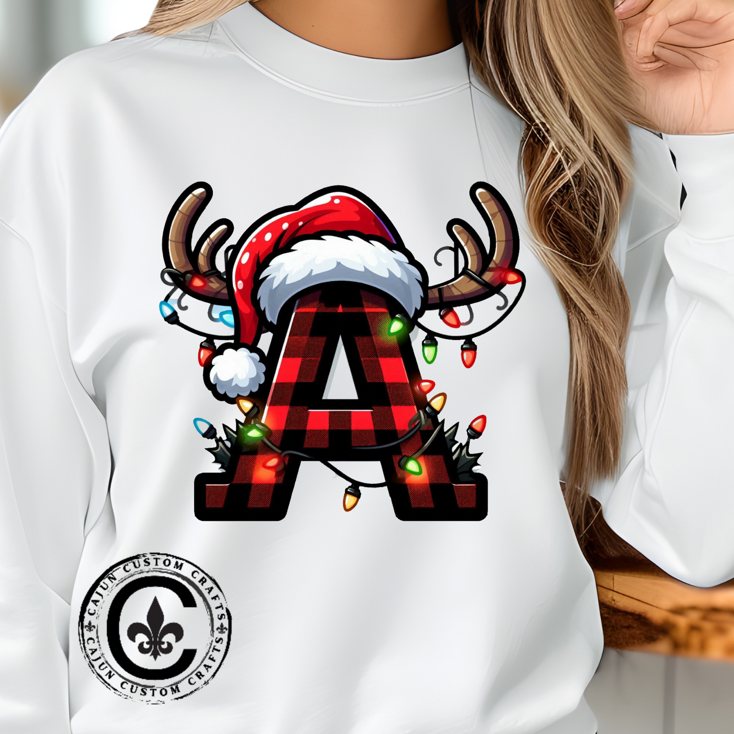 Festive Monogram A Christmas Sweatshirt, Cozy Holiday Crewneck, Personalized Gift for Him/Her, Perfect for Winter Celebrations, Family [...]