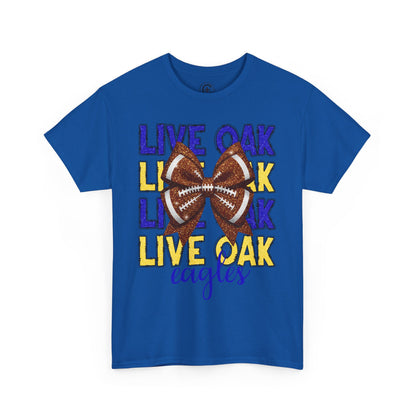 Live Oak Eagles Football Tee, Unisex Cotton Shirt, Sports Fan Apparel, Game Day Outfit, Team Spirit Clothing