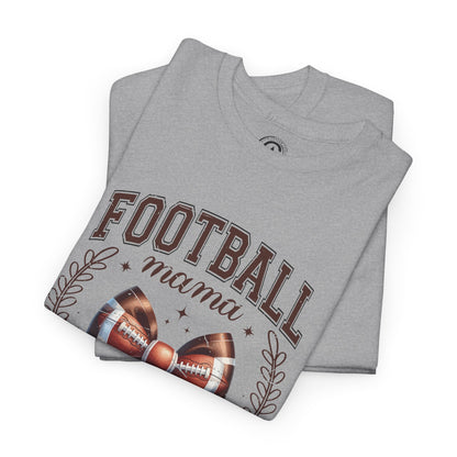 Football Mama Tee - Unisex Heavy Cotton T-Shirt, Sports Mom Gift, Game Day Apparel, Tailgate Outfit, Birthday Present