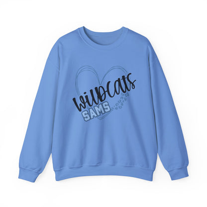 SAMS Wildcats Crewneck Sweatshirt with Heart Design, Comfortable Unisex Sweatshirt, Perfect Gift for School Spirit, Cozy Casual Wear, Great [...]