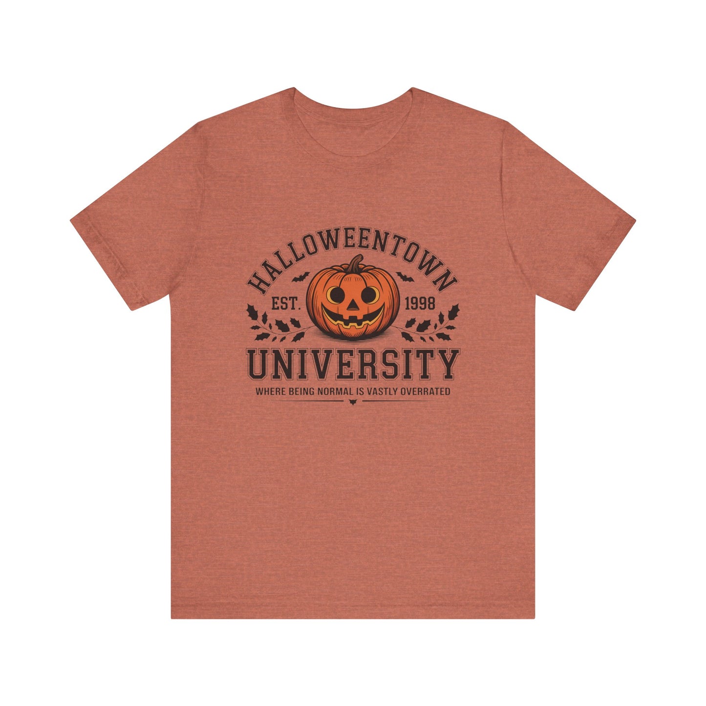 Halloween Pumpkin University Tee, spooky, fall
