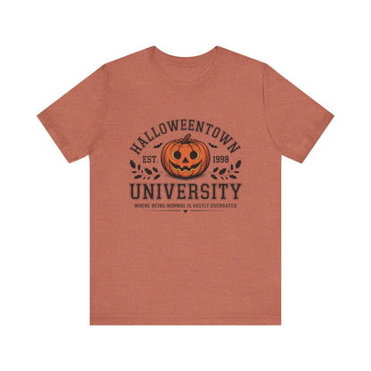 Halloween Pumpkin University Tee, spooky, fall