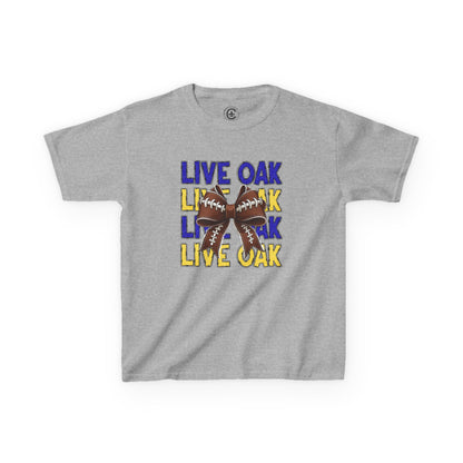 Live Oak Eagles Football Tee for Kids, Youth Sports Shirt, Fun Game Day Outfit, Birthday Gift, Team Spirit Apparel, Family Sportswear