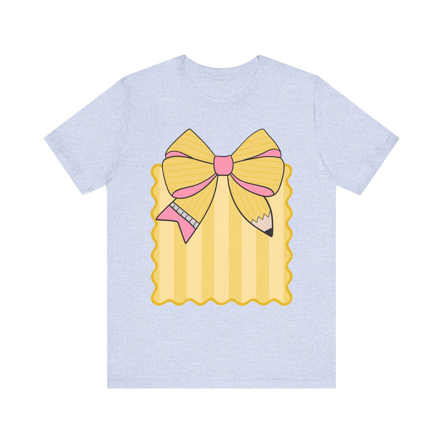 Personalized, Back to School, Pencil Bow coquette design for students, teachers, faculty, etc