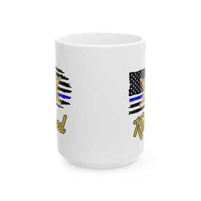 EBRSO DEPUTY Badge, Retired Deputy,  Custom Ceramic Mug, Sheriff Office Coffee Cup, Law Enforcement Gifts, Personalized Mug for Deputies, Unique Gift for Holidays