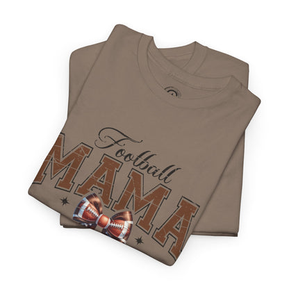 Football Mama Unisex Heavy Cotton Tee | Perfect for Game Day, Sports Events, Gifts for Moms, Casual Wear, Tailgate Parties