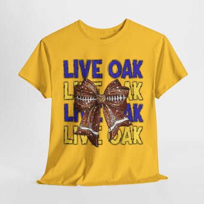 Live Oak Eagles Football Tee, Unisex Cotton Shirt, Sports Fan Apparel, Game Day Outfit, Team Spirit Clothing