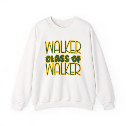 Class of 29 Crewneck Sweatshirt, Walker, Louisiana, Wildcats, Stacked Walker