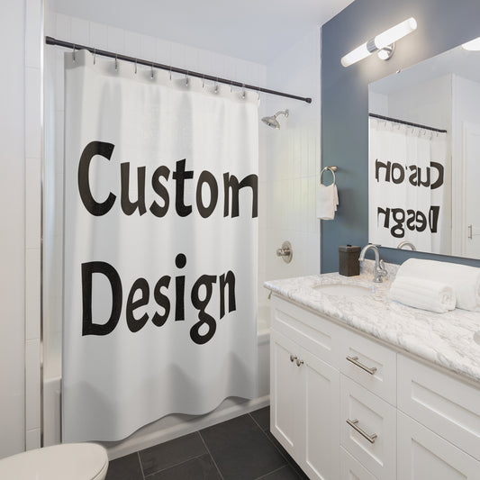 Personalized Shower Curtain, Bathroom Decor, Unique Gift for Home, Modern Design, Stylish Bathroom Accessory
