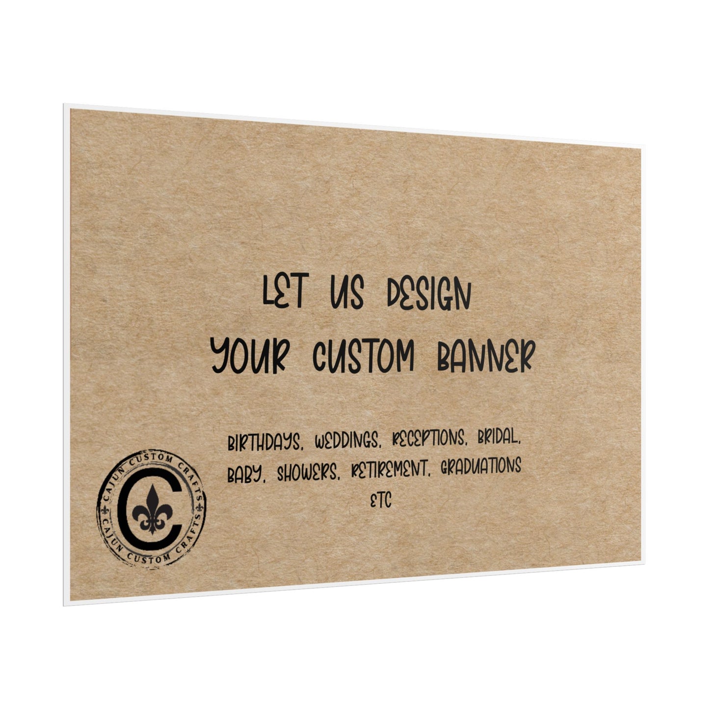 Personalized Rolled Banners for Weddings, Birthdays, Graduations, Celebrations, Unique Event Decor