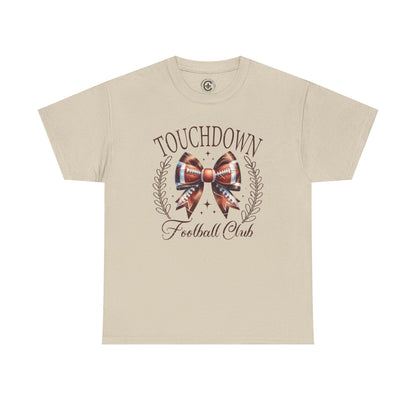 Touchdown Football Club Unisex Cotton Tee - Perfect for Game Day, Sports Fans, Gifts for Coaches, Tailgating, Football Season