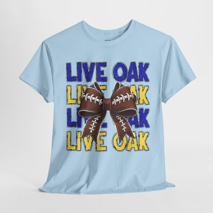 Live Oak Eagles Football Tee, Unisex Cotton Shirt, Sports Fan Apparel, Game Day Outfit, Team Spirit Clothing