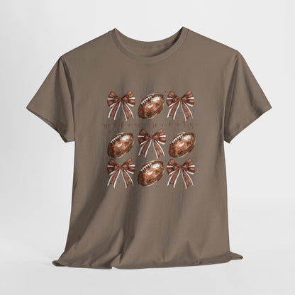 Yellow Jackets Football with bows, Tshirt, Football Season