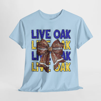 Live Oak Eagles Football Tee, Unisex Cotton Shirt, Sports Fan Apparel, Game Day Outfit, Team Spirit Clothing
