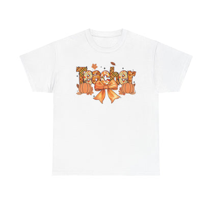 Charming Teacher Tee: Fall Vibes, Unisex Cotton Shirt, Perfect Gift for Educators, Halloween, Thanksgiving, Back to School