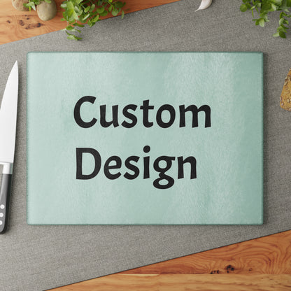 Personalized Glass Cutting Board | Custom Kitchen Decor, Unique Gift, Wedding Present, Housewarming Essential, Kitchen Art