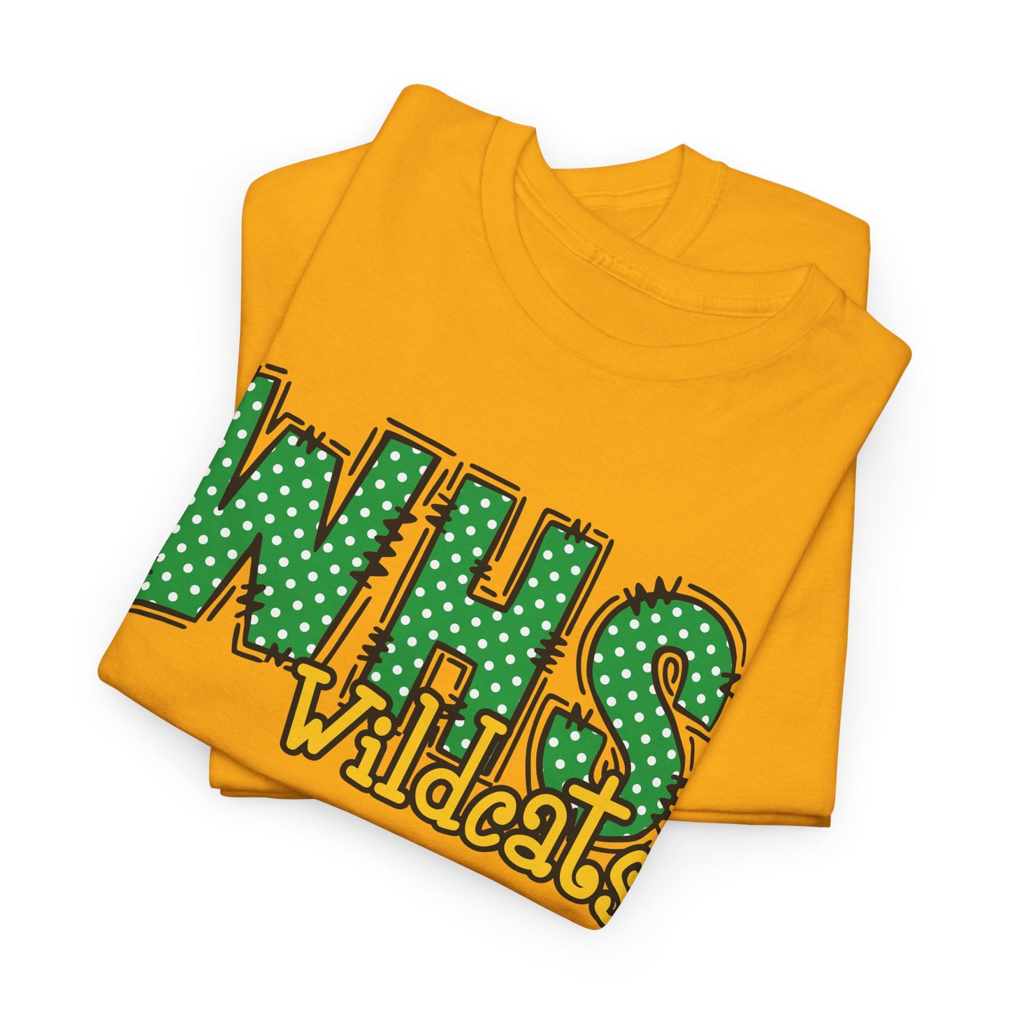 WHS Wildcats Unisex Heavy Cotton Tee | School Spirit Shirt, Team Apparel, Graphic Tee, Casual Wear, Gift for Students