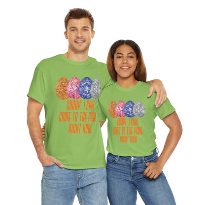 Sorry, I can't come to the phone right now, easter eggs - Unisex Heavy Cotton T-Shirt Music Lover Shirt, TS12 12 Swiftie