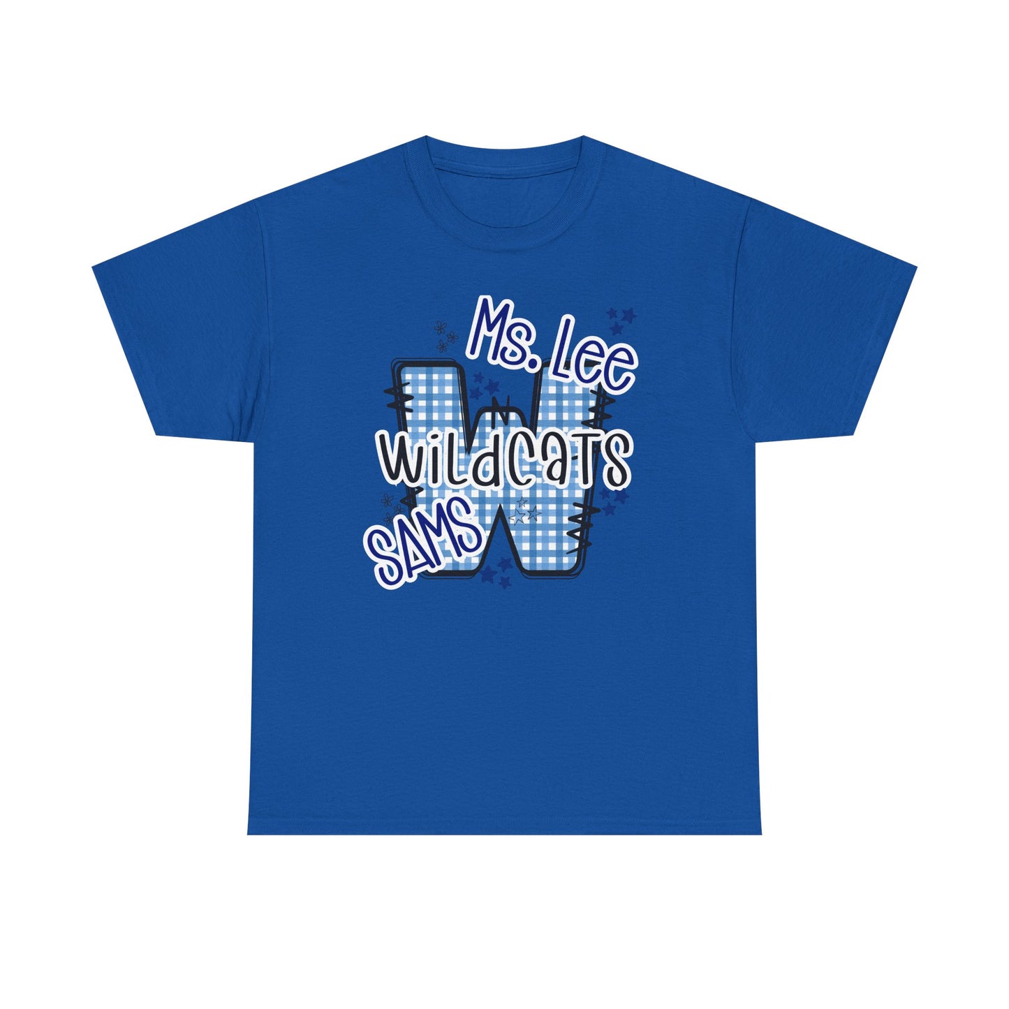 Personalized, SAMS Wildcats, Whimsical on a Unisex Tshirt, St Amant Middle School