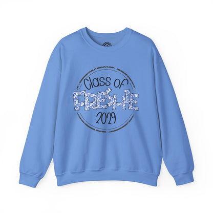 Class of 2029 Unisex Crewneck Sweatshirt, Freshman Gift, Class Sweatshirt, High School Apparel, Graduation Clothing, College Prep Fashion