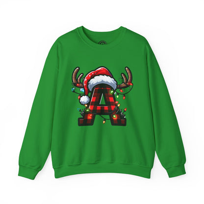 Festive Monogram A Christmas Sweatshirt, Cozy Holiday Crewneck, Personalized Gift for Him/Her, Perfect for Winter Celebrations, Family [...]