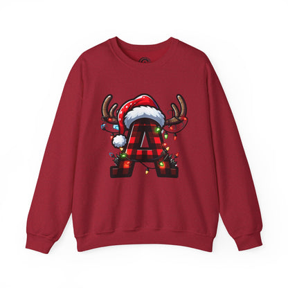 Festive Monogram A Christmas Sweatshirt, Cozy Holiday Crewneck, Personalized Gift for Him/Her, Perfect for Winter Celebrations, Family [...]