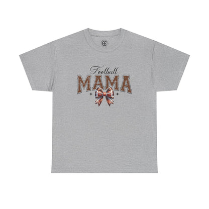 Football Mama Unisex Heavy Cotton Tee | Perfect for Game Day, Sports Events, Gifts for Moms, Casual Wear, Tailgate Parties